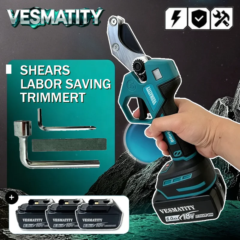 Electric pruning shears labor saving trimmer for accurate fruit tree orchard and garden pruning professional for 18V 20V battery