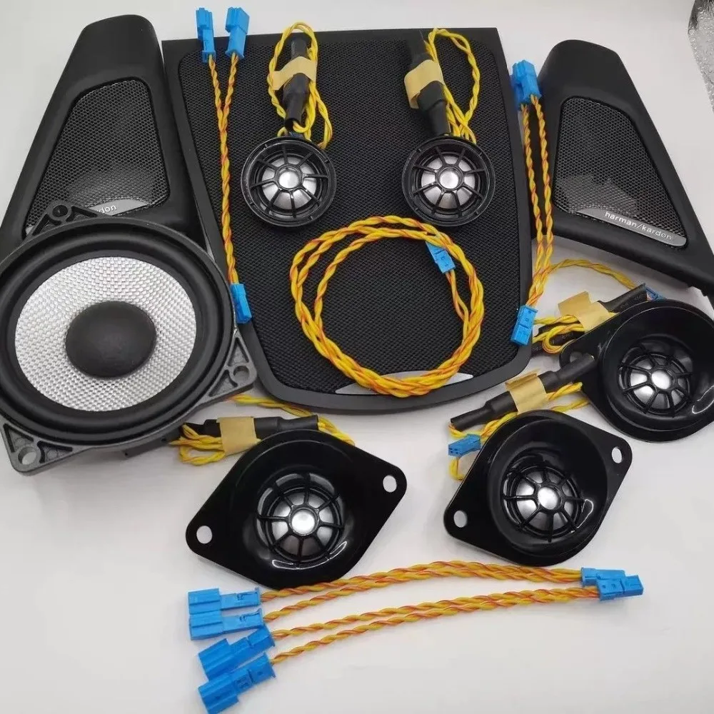 Full Speakers Set For BMW 5 Series F10 F11 2010-2017 Car Door Left Right Side Tweeter Hifi System Speaker Upgrade Set For 525