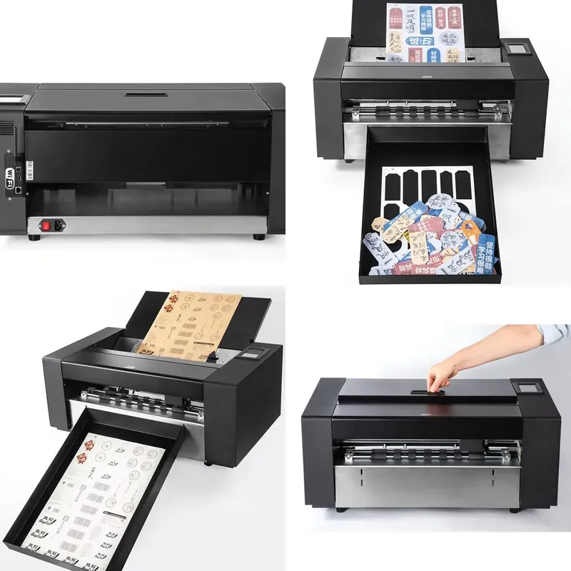 2026 hot sale 4.3 Inch Touch Screen Digital Label Cutter with Auto Feeding & Camera Contour Cutting