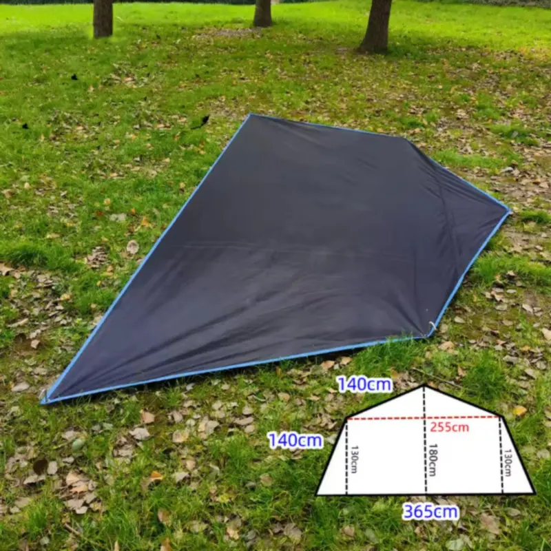 Inner Tent/Camping Mat Ultralight Hiking Picnic Beach Portable Ground Sheet PU4000 Oxford Cloth Waterproof Pyramid Tent Mats