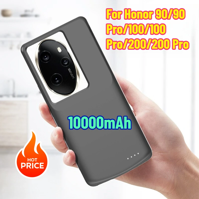 

Портативный чехол-аккумулятор (Power Bank) для Honor 90/90 Pro/100/100 Pro/200/200 Pro