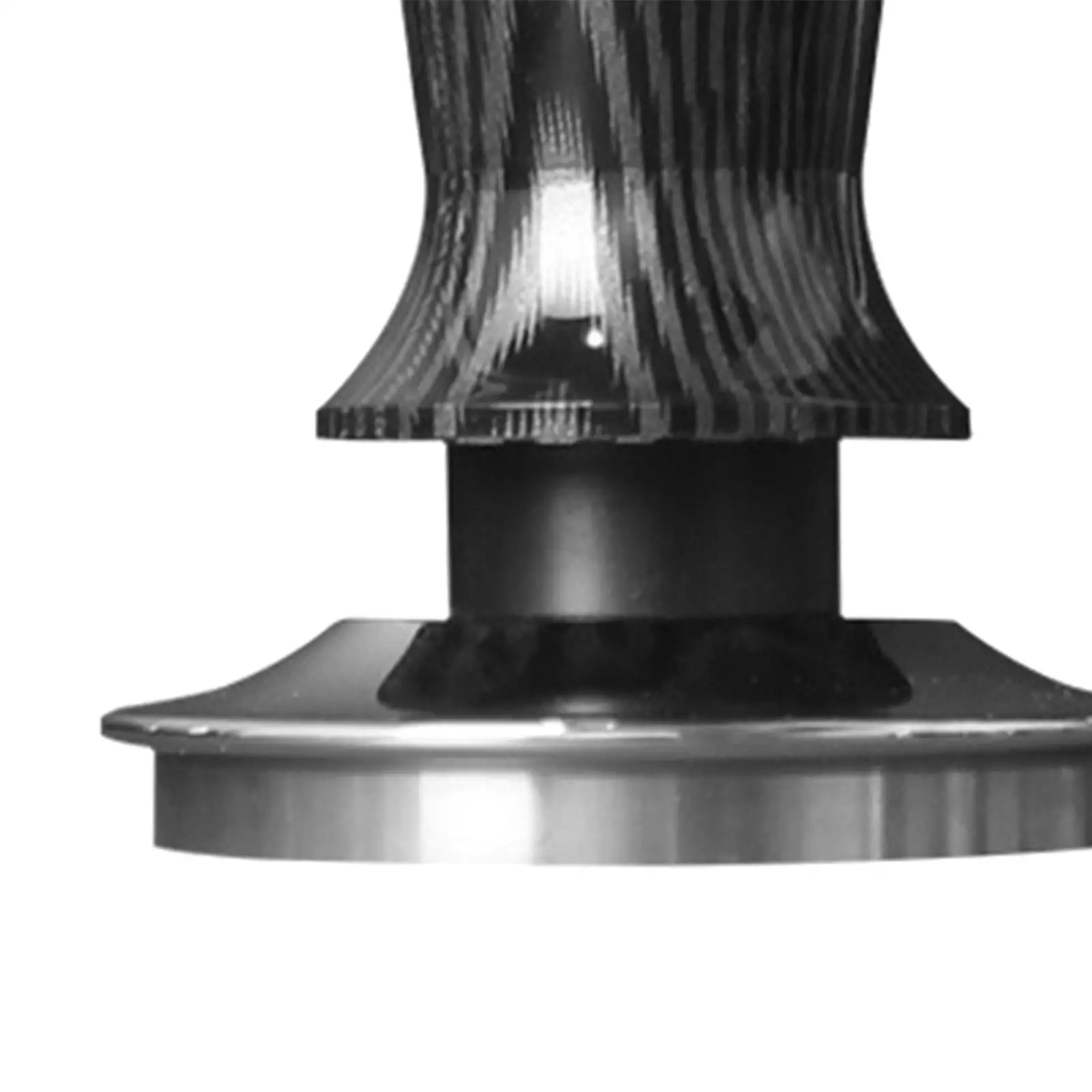 Acessórios de alça de fibra de adulteração de café expresso calibrado alça refinada para máquina de café base inoxidável com defletor circular