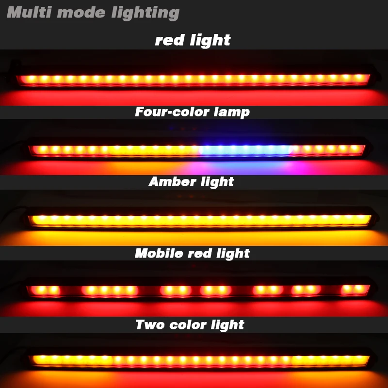 2025 New Customized Chase Rear Led Chase Light bar 20 30 32 36inch Strobe Lightbar 80W LED Chase Light Bar for ATV UTV Offroad