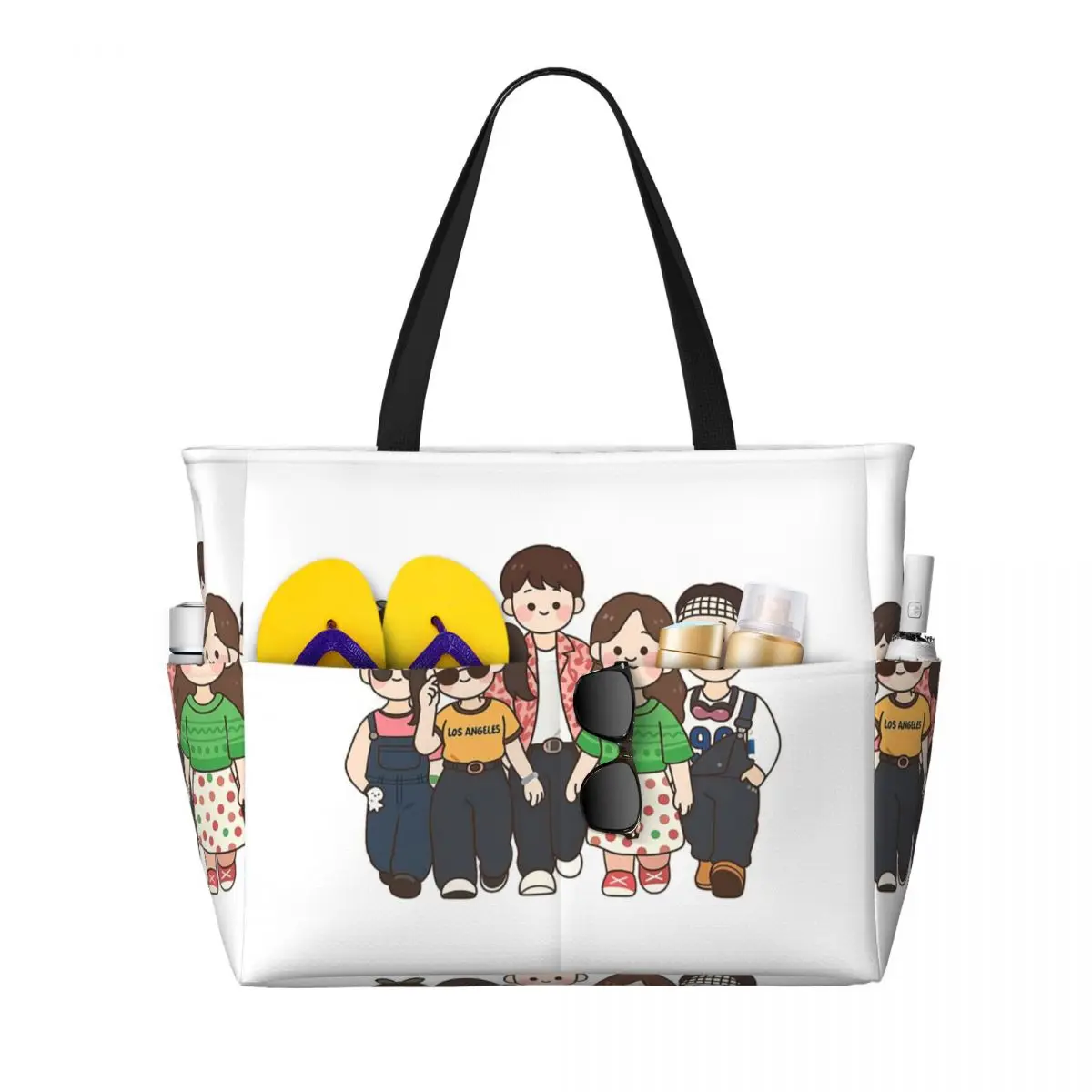 Twenty Five Twenty One 2521 Kdrama Fanart Beach Tote Bag Sport Gym Yoga Duffle Large Tote Bag Women Travel Bag Fitness bag