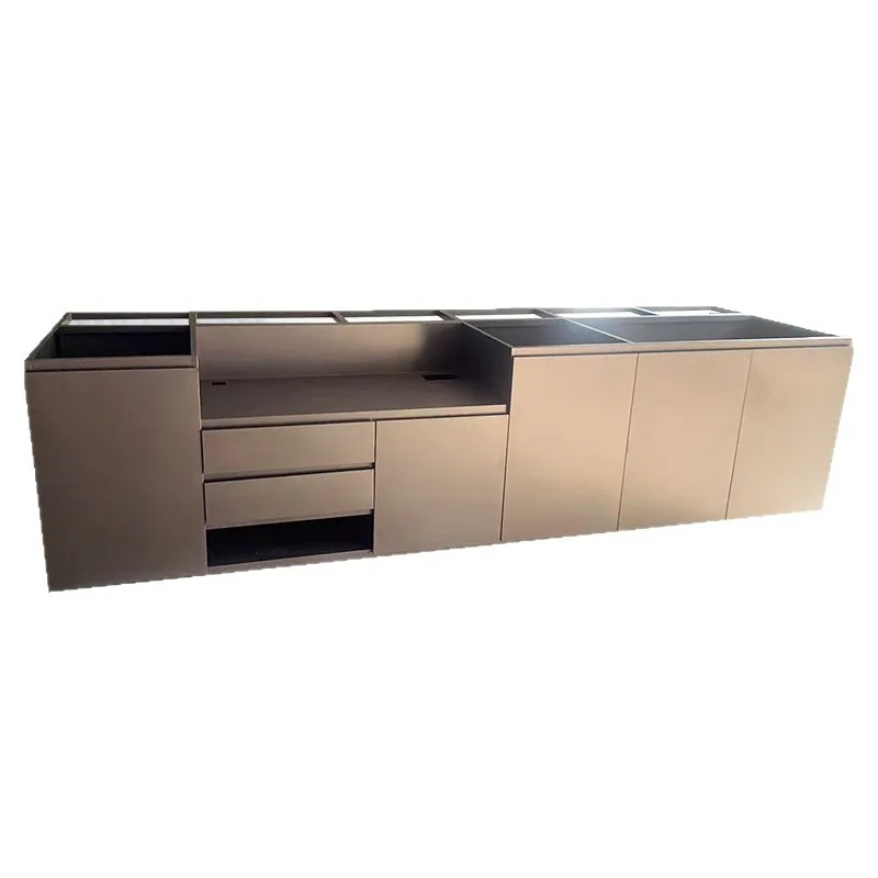 Foshan stainless steel outdoor cabinets integrated kitchen custom