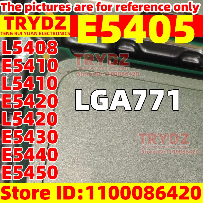 1pcs LGA771 Used E5405 L5408 E5410 L5410 E5420 L5420 E5430 E5440 E5450