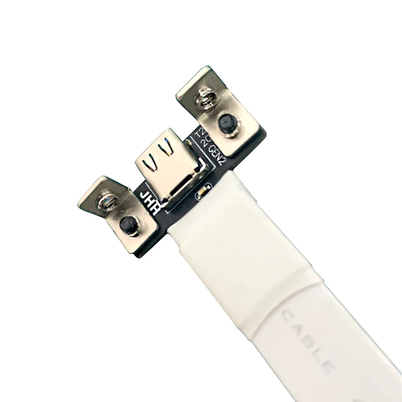 USB 3.1 Front Panel Header Type-E To USB-C Type C Female Extension Wire Cable +Panel Mount Screw Type E USB3.2 Connector