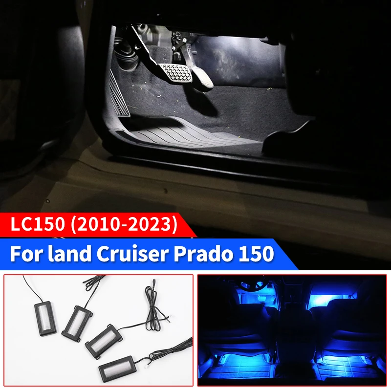 

Suitable for 2010-2023 Prado 150 foot socket lights LED lights refit LC150 Toyota atmosphere lights foot socket lights