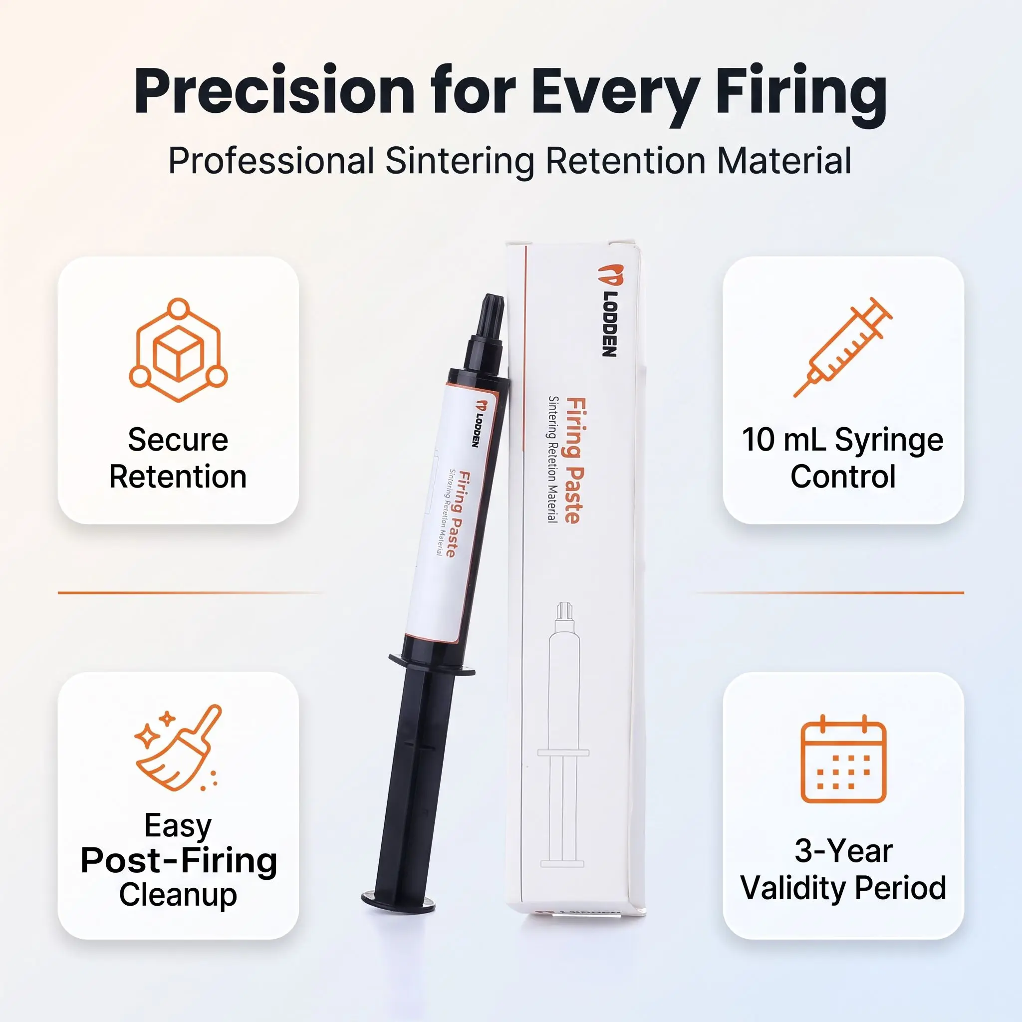 Lodden Dental Firing Paste Resin Sintering Paste For Veneer Crown Bridge Restoration Sintering Fix Dental Lab Materials