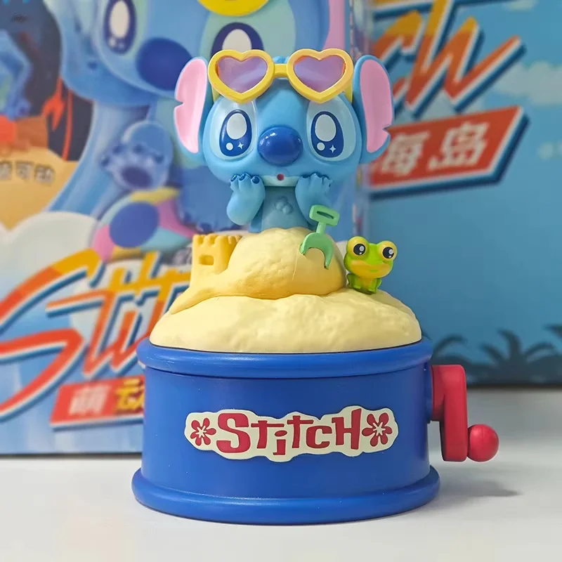 

Аутентичная лило и Стич, милая островная слепая коробка, экшн-фигурка, настольное украшение, подарок на день рождения и подарок для девочек и детей