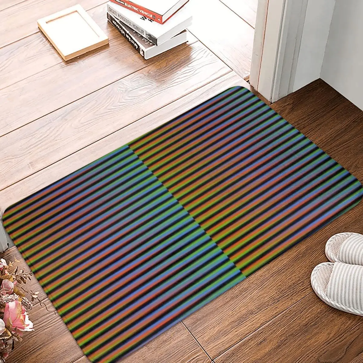 Carlos Cruz Diez Venezuela Doormat Kitchen Entrance Home Floor Mat Anti-slip Carpet Rug for Bathroom Footpad Mats