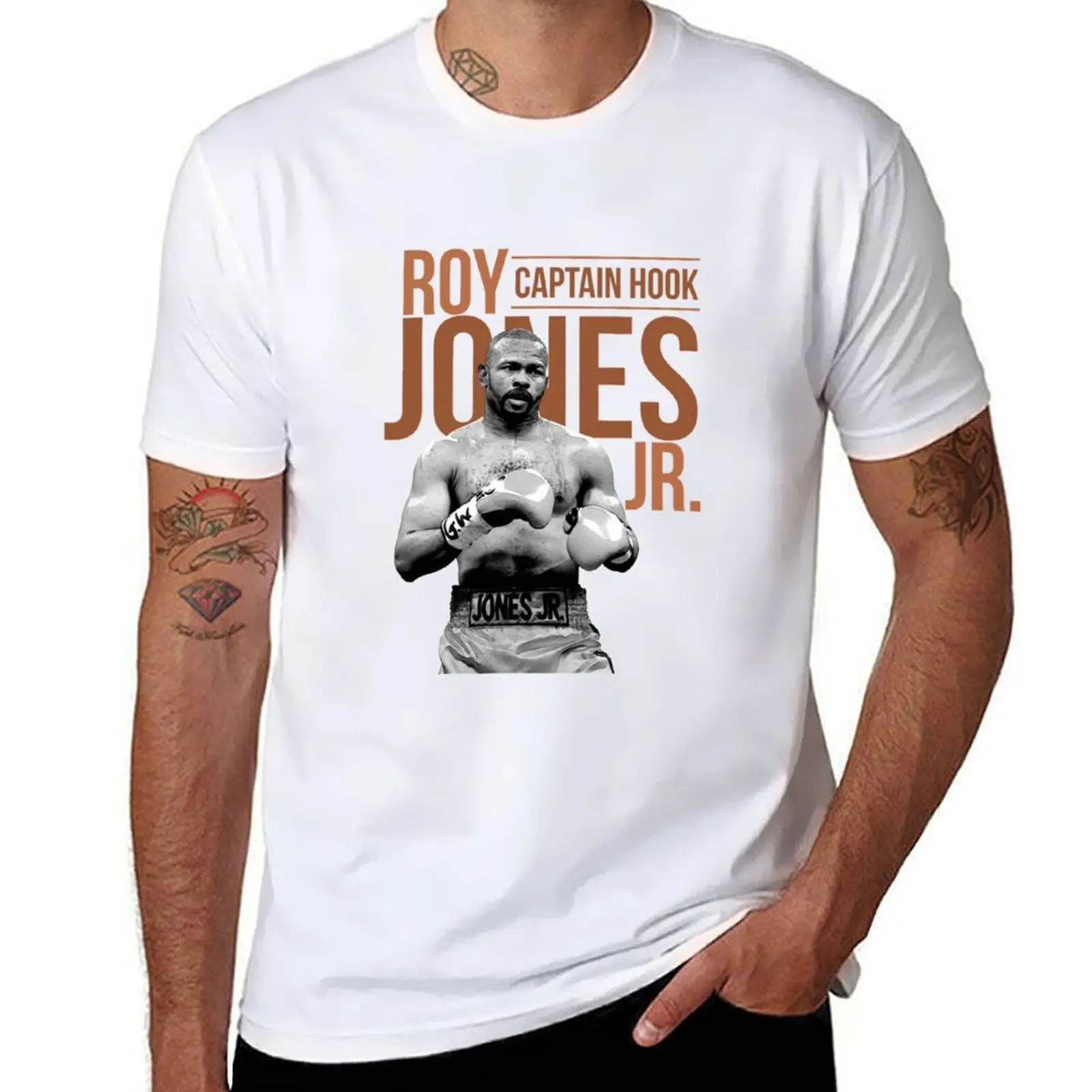 

Roy Jones Jr T-Shirt t shirts for man slim fit t shirt man cotton T-Shirt
