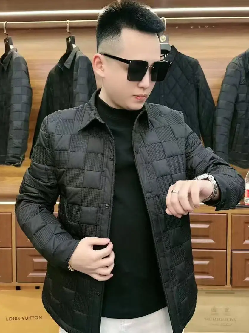 

Men's Cotton Jaet 2347 Casual Versatile Faionable Spring New Simple Sle Stand Fit Busin Gentleman Long Sve Wa...