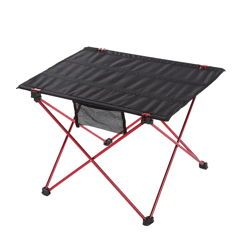 76x56x52CM tavolo pieghevole in lega di alluminio per esterni tavolo da spiaggia in rete Casual tavolo da Picnic portatile per Barbecue