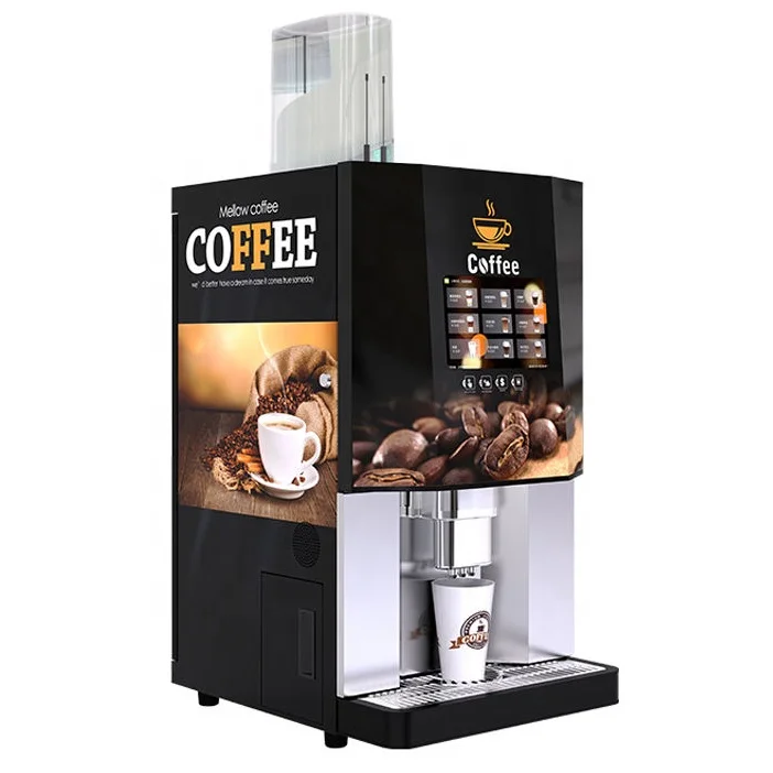 Professional Cappuccino Latte Coffee Machine Espresso Maker Instant Coffee Vending Machine