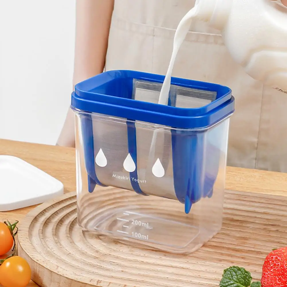 

Yogurt Strainer Convenient Labor-saving Sturdy Milk Strainer Quick Strainer Box Home Accessory