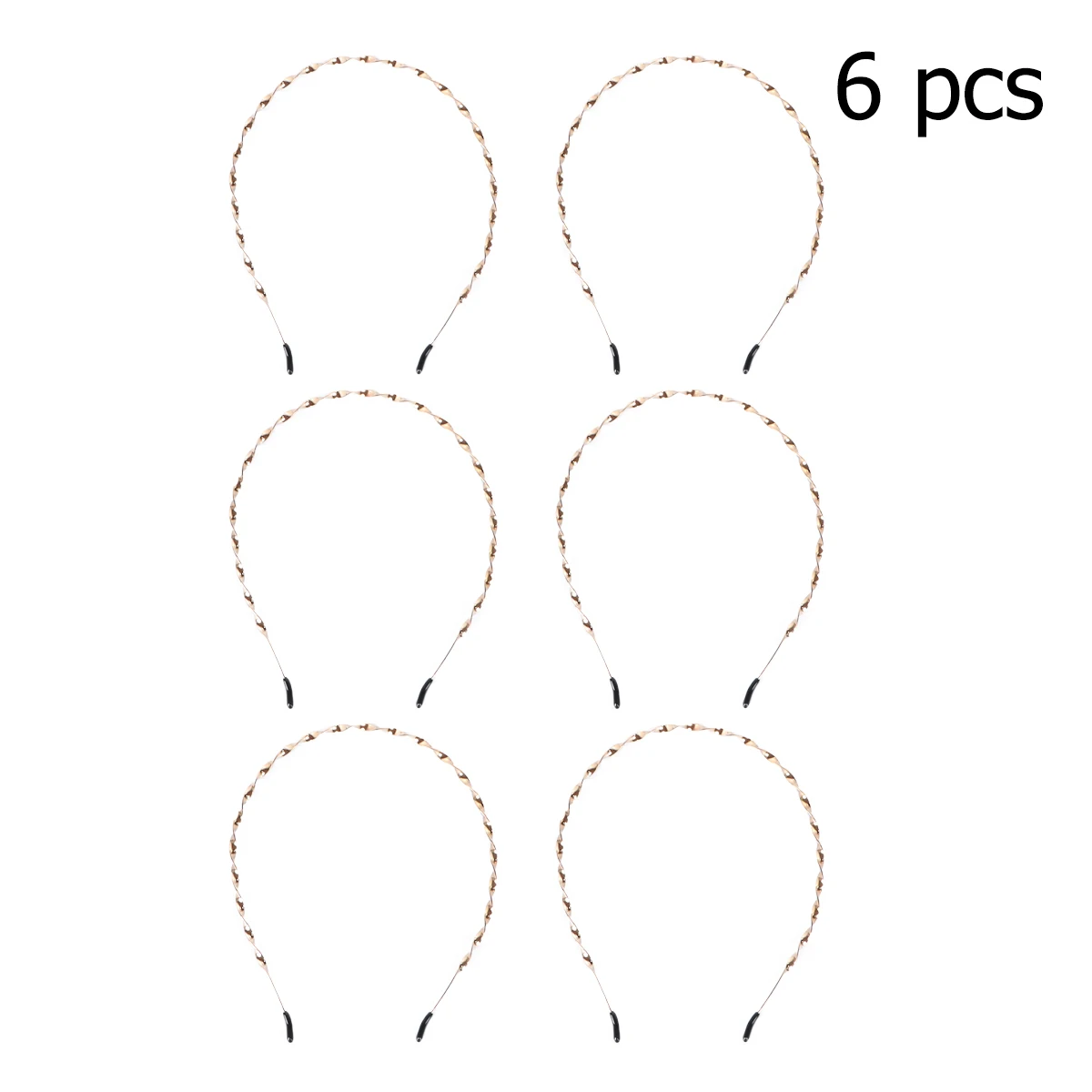 

6pcs Spiral Fixer Unisex Alloy Clasp Rustproof Spiral Spring Hairpin Colorfast Hair Unisex Hairpin Accessories