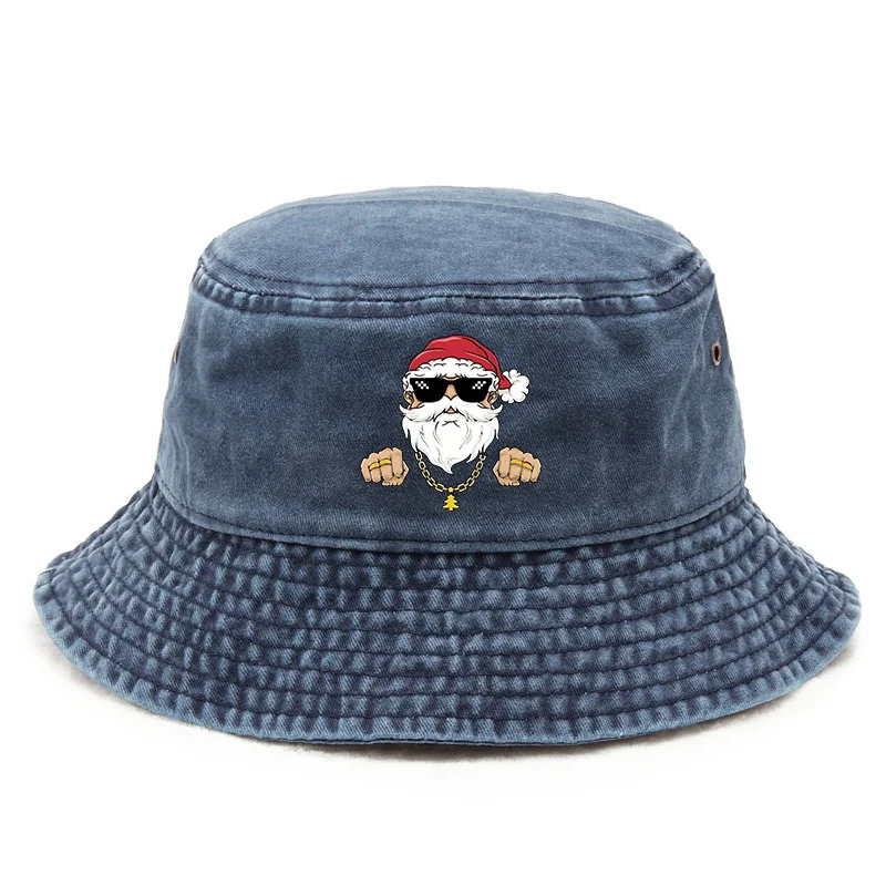 Christmas Special Edition Santa Hip-Hop Printed Cap, New Autumn Arrival, Halloween Party Gift, Stylish Dad Hat, Perfect Accessor