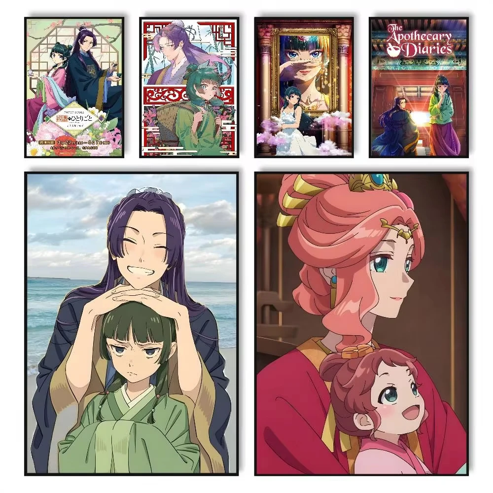 Diamond Art Painting Kit The Apothecary Diaries Anime Poster Design-Stil für Wohnzimmer, Schlafzimmer, Bar, Wanddekoration