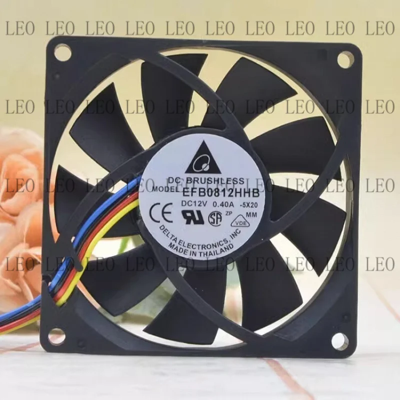 

DD for Delta EFB0812HHB DC12V 0.4A 8015 4-Wire 8cm Cooling Fan