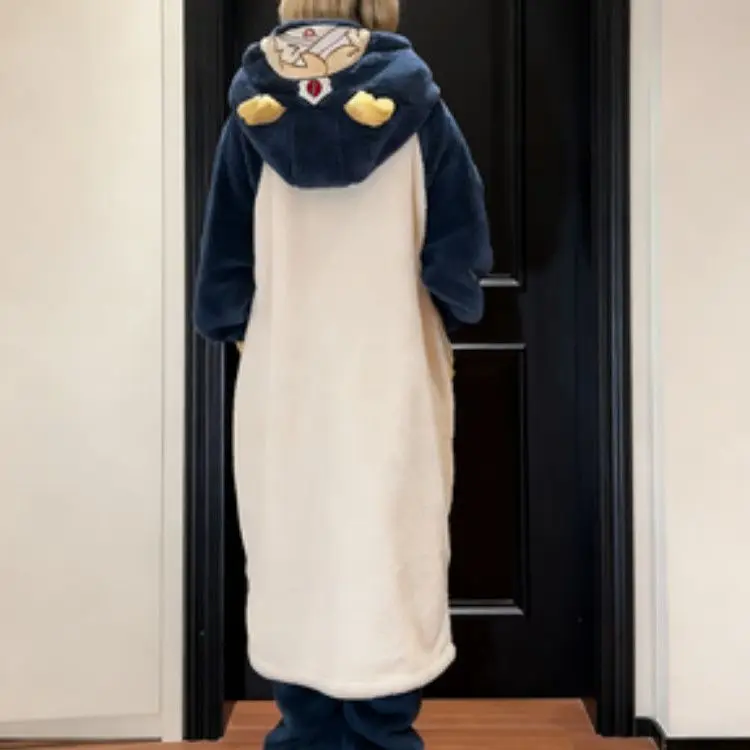 الهوية الخامس المحقق من الحرائق فلوريان العلامة التجارية أنيمي تأثيري منامة الشتاء ليلة رداء السراويل مقنعين ملابس منزلية دعوى طالب المشجعين هدية #4