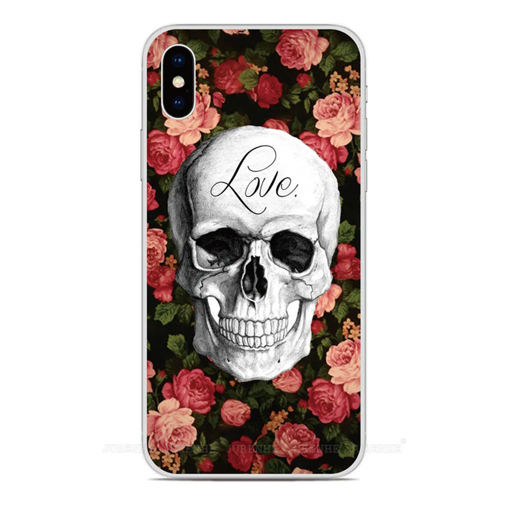 Skull Flower Phone Case For UMIDIGI Note 90 G9 G6 G5A G5 Mecha G3 Plus Max A15 A15C A15T A9 A13 Pro Max 5G Bison X20 GT Cover