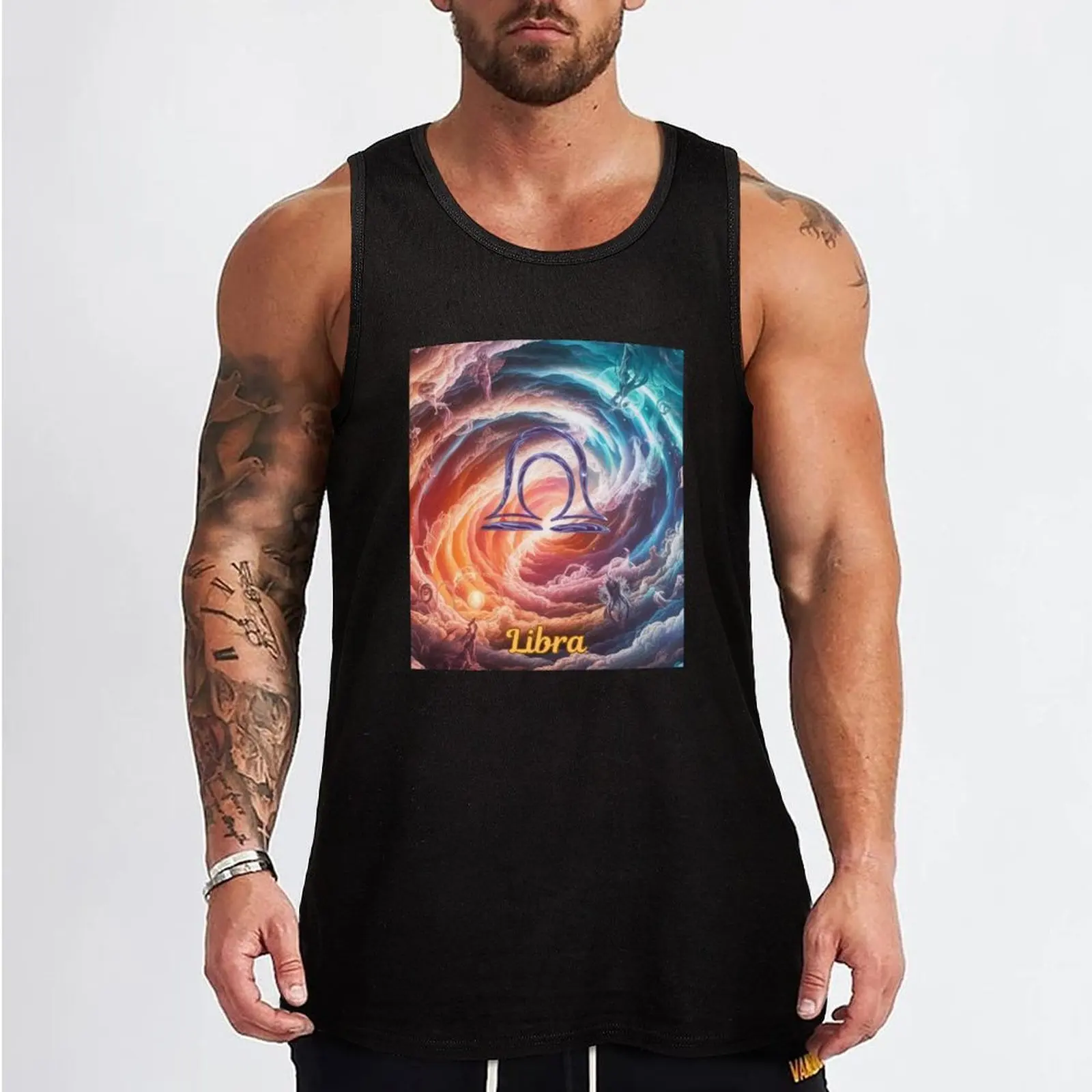 Libra Zodiac Tank Top Beach Casual Tank Top Loose Fit Sleeveless Summer