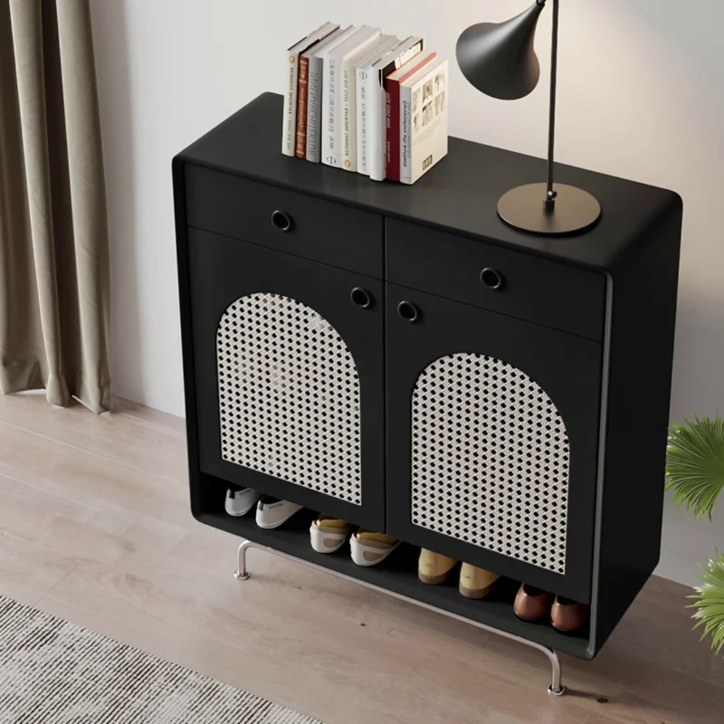 Multi-functional Shoe Cabinets Modern Fashion Nordic Solid Wood Shoe Cabinets Simple Organizador De Zapatos Home Furniture