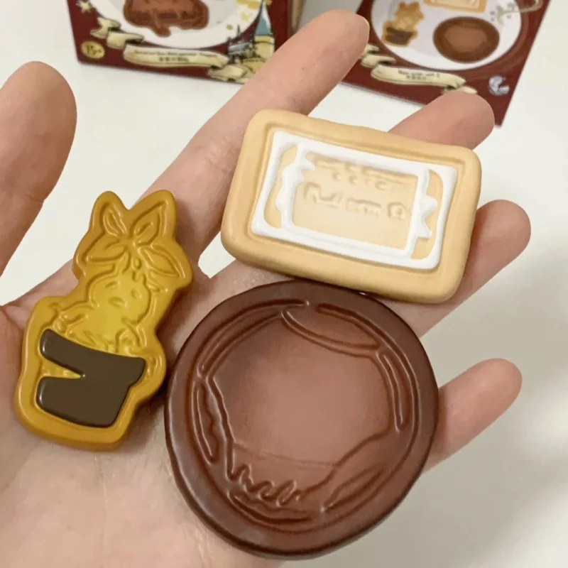 2025 Hot Sale Blind Box Gryffindor Magic Cookies Shape Fridge Stickers Hogwart Wizard Mysterious Box Interesting Decoration Gift