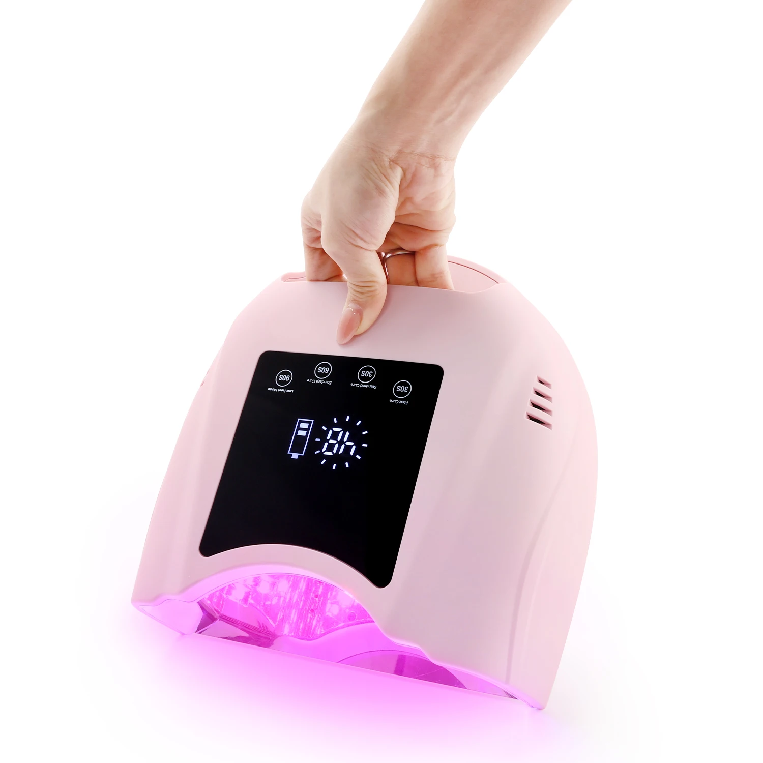 2026 New Arrival98W Cordless Pro Cure LED Nail Lamp Portable Flash Curing  UV LED Light Dryer Salon for Manicure for Home Use view 3