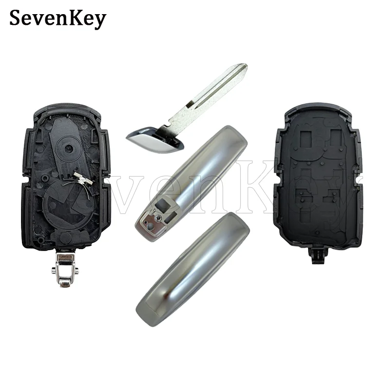 Seven 4 Button High-Quality Keyless Smart Remote Replacement Key Fob Shell For Maserati Ghibli Levante Quattroporte 2012-2019