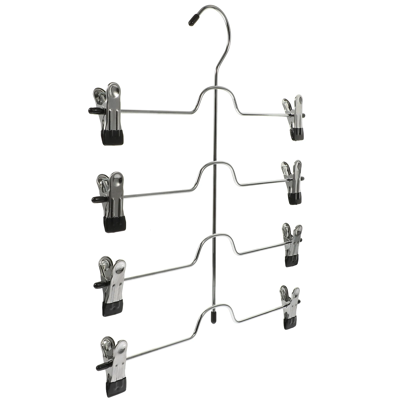 

Pants Hangers Clips Rubber Strong Metal Trousers Skirts Socks Underwear Multi Layer Clothes Rack Home Organization Storage