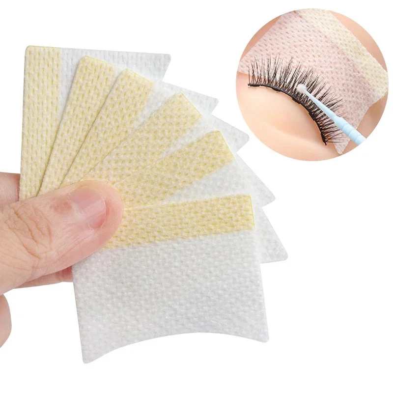 SENSE LASHES 40pcs Disposable Cotton Eyelash Patch Sticker For Removing False Lash Eye Pads Patch Eyelash Extension Makeup Tools