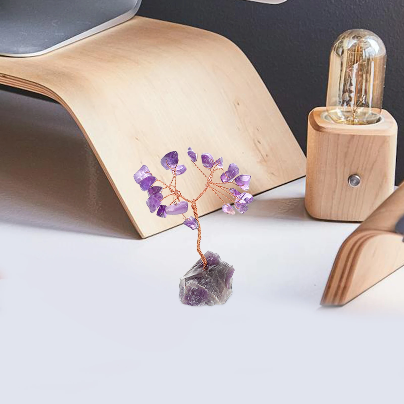 

Money Feng Desk Amethyst Meditation Crystal Tree Crystal Tree Accessories Meditation Gemstone Home Amethyst OfficePlant