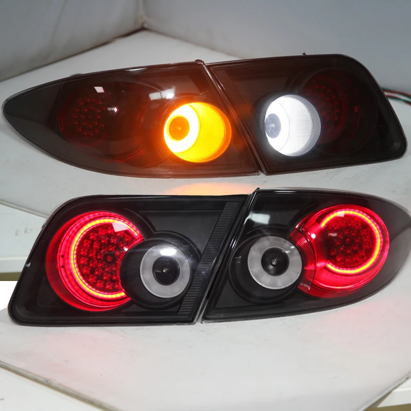 For LED Tail Lamp Assy for Hyundai Avante i35 Elantra 2011-14 Year Red Color YZ Flowing Turning Light