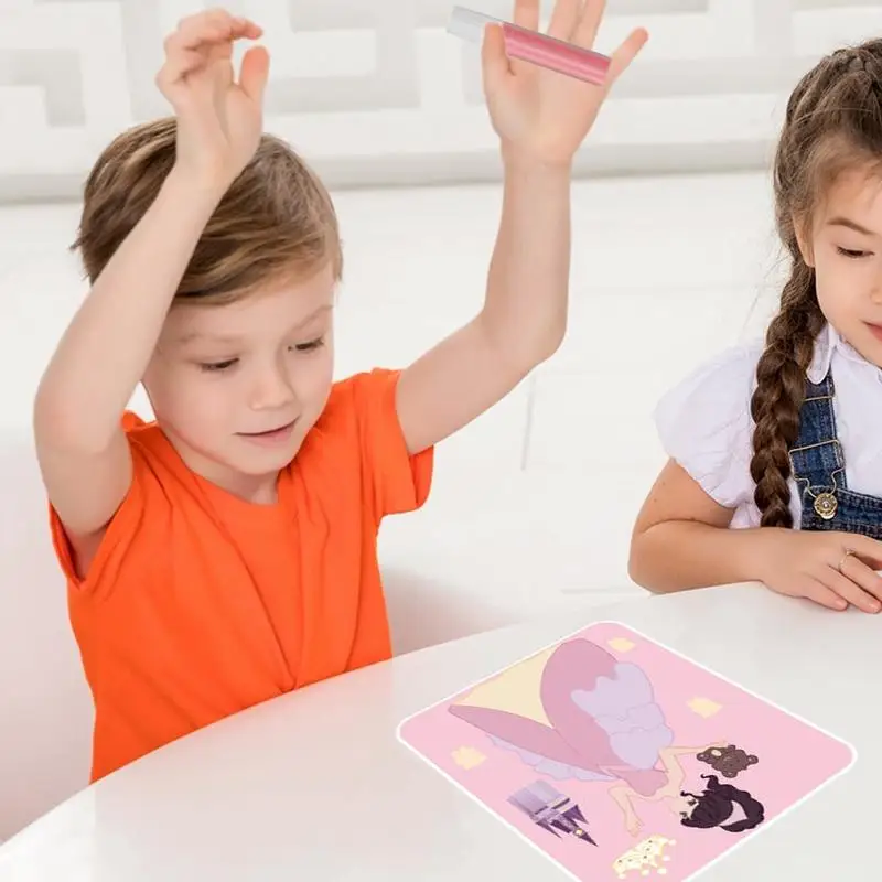 Kit seni pasir untuk anak-anak interaksi orang tua anak lukisan pasir untuk anak-anak seni pasir kerajinan pasir merangsang kreativitas meningkatkan mata tangan