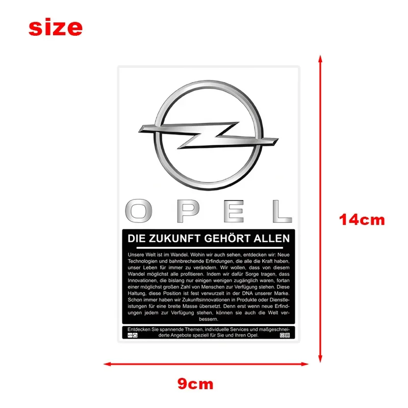 High-efficiency anti-static stickers for car windshields  For Opel Astra j Insignia Astra g Corsa Zafira b Mokka Vivaro Meriva
