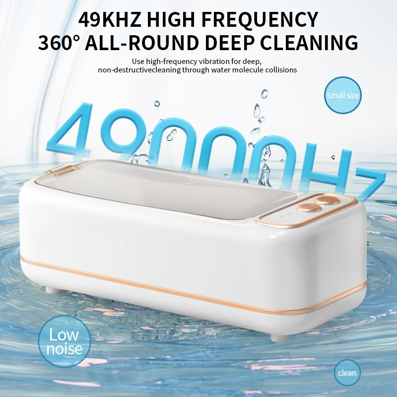 

Portable Ultrasonic Cleaner USB High-Freq Vibration for Jewelry Watches Glasses Watch Straps - Multi-Use Cleaning Tool