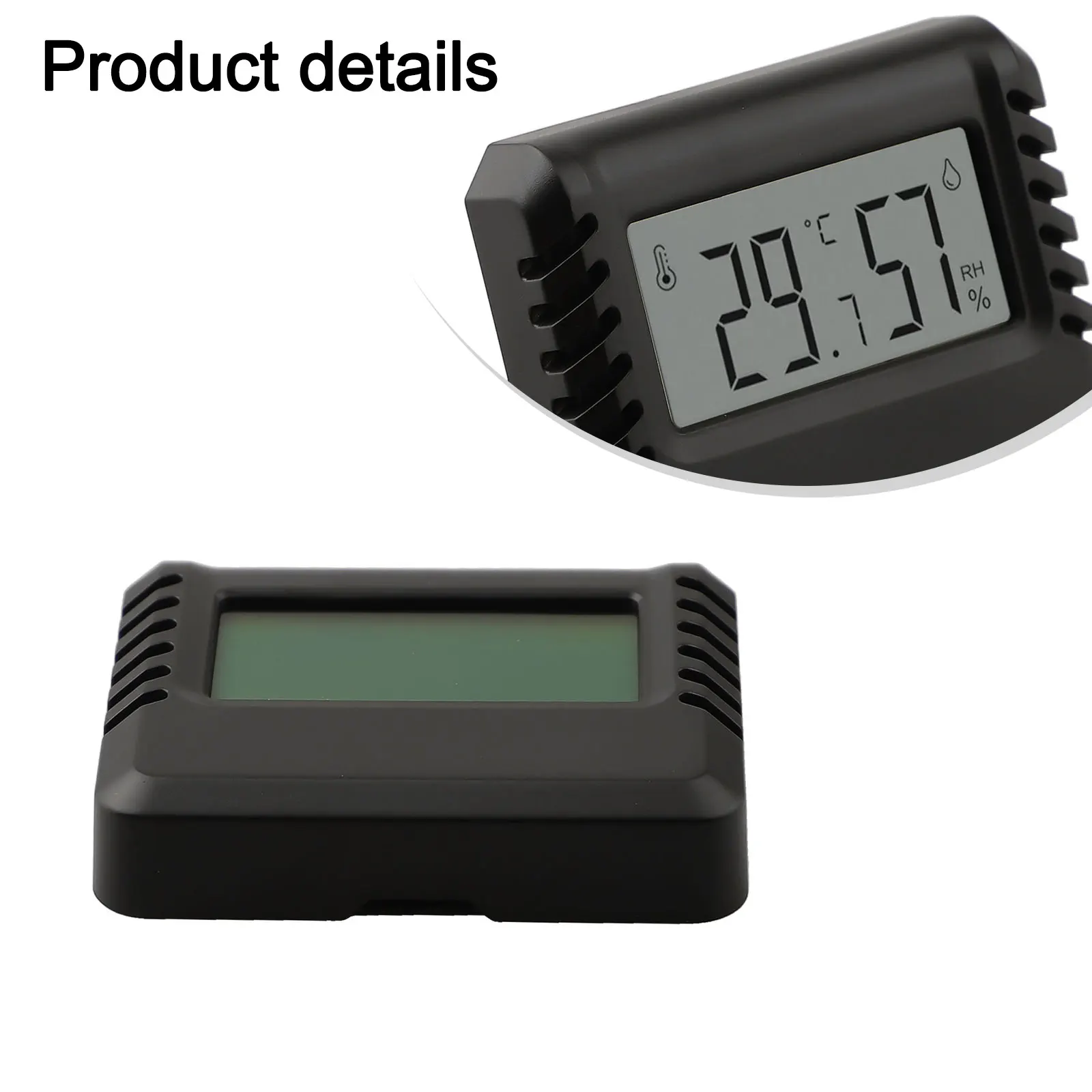 Compact Design Digital Hygrometer Humidity Measurement Range Reptile Habitat Use Temperature Measurement Range