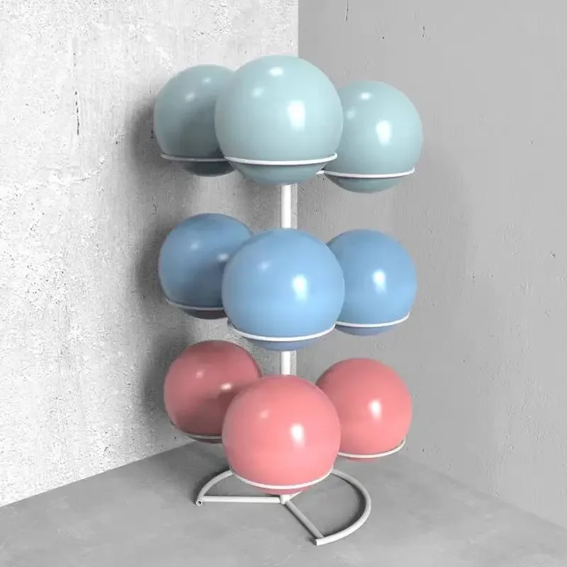 

Yoga ball rack, gym shelf for yoga balls, wrought iron