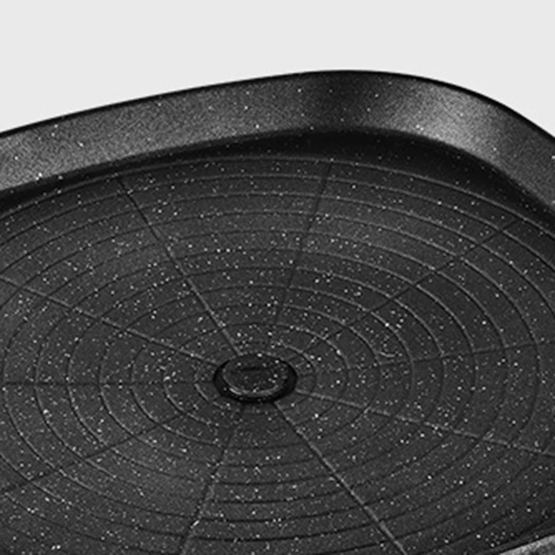 Square Nonstick Korean Grill Pan Barbecue Portable Hot Plate Stone Coating Household Outdoor Baking Tray HY