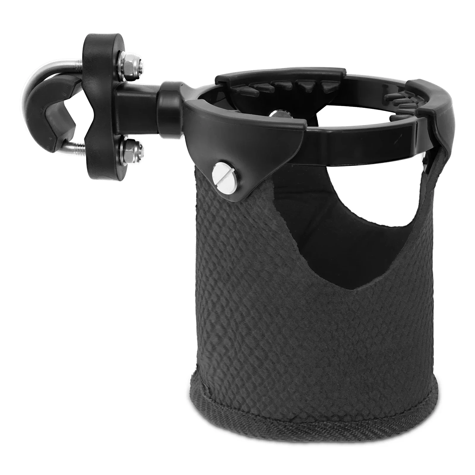 

360° Swivel Mount Motorcycle Cup Holder Large Capacity Motorcycle Drink Holder for 7/8" to 1 1/4" Handlebar/Bumper/Pole Mount