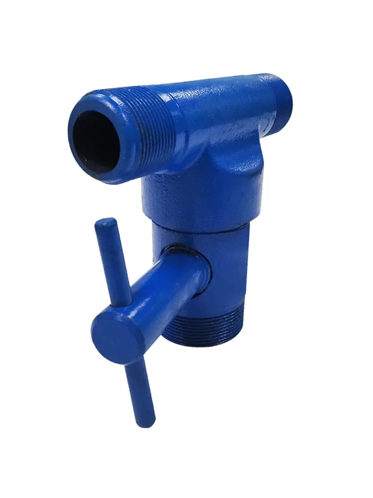 Wear resistant and easy sand control valve, sandblasting gun barrel quick connector, abrasive tee