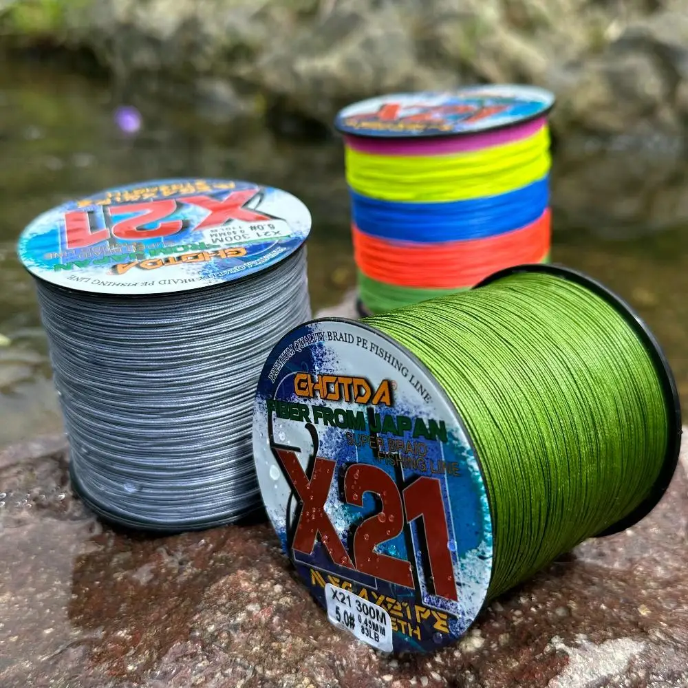 GHOTDA 21Strands 300M Fishing Lines Super Strong 27-212LBS