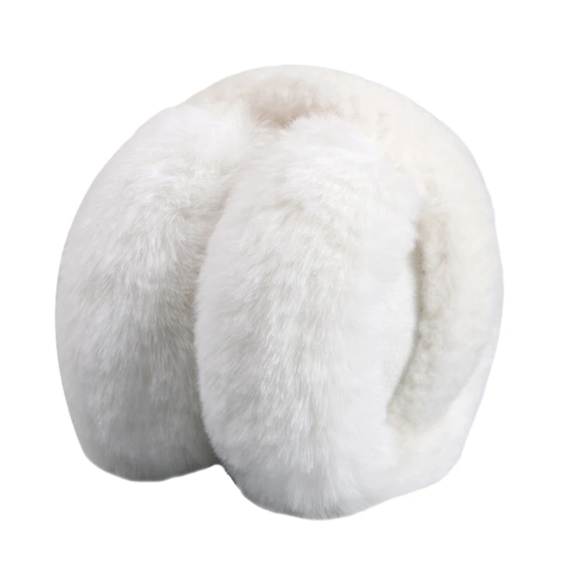 Foldable Winter Earmuff Soft and Warm Ear Warmer for Women Teens Girl Boys Lovely Furry Ear Protectors Outdoor Ear Muffs