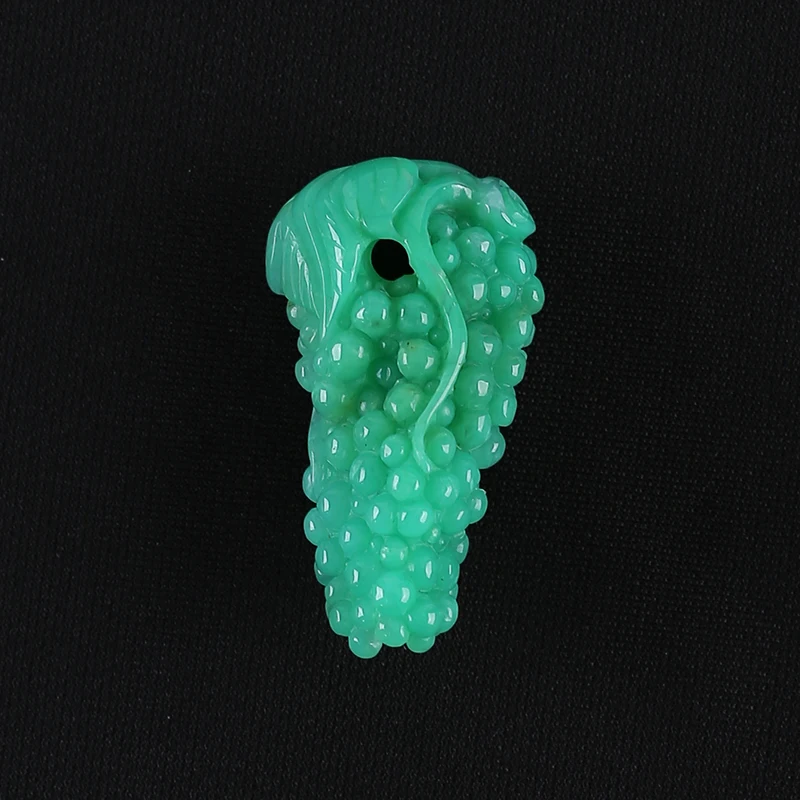 Natural Gemstone Chrysoprase Carved Pendant For Women,Bead For Jewelry Making Charm Unique Gift Accessories