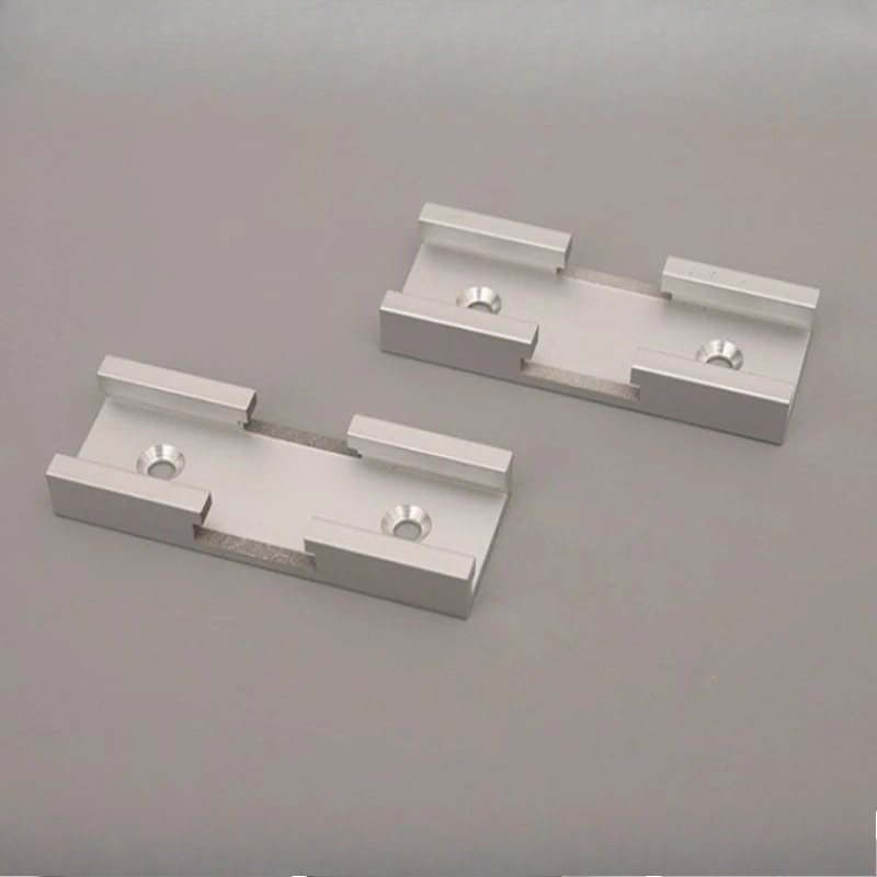 5PCS Aluminum Alloy Cross Groove Track T Slot Cross Connection for Universal Chutes Desktop Sliding Tool Hardware Accessories