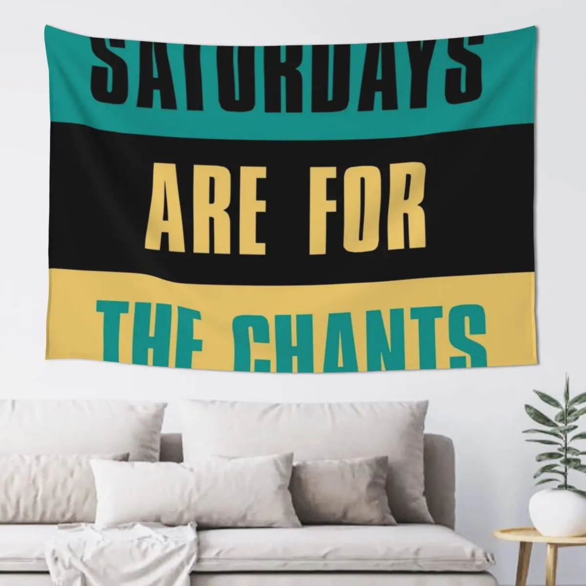 Saturdays are for The Chants, Coastal Carolina University Tapestry Mushroom Wall Decoration Home And Comfort Decor Tapestry