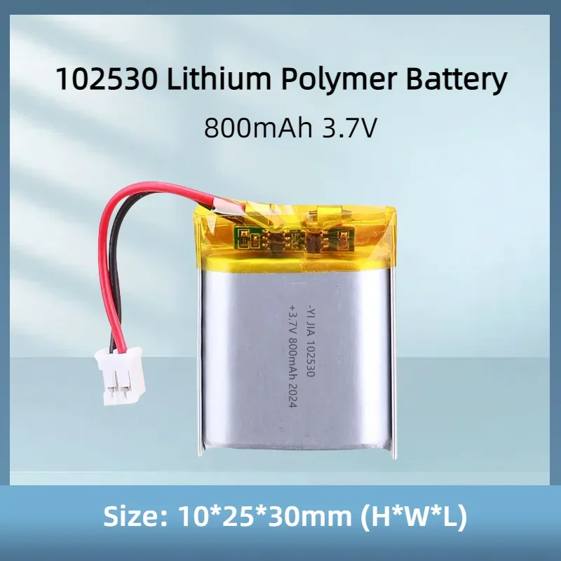 102530 Rechargeable Battery Lithium Polymer Battery 102530 3.7V 800mAh Electronic Product High Capacity Battery