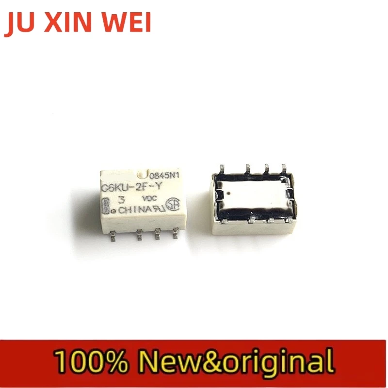 10PCS Supply of brand new G6KU-2F-Y 3VDC relay with 8 pins